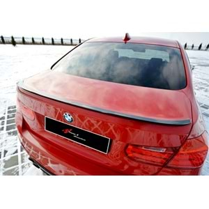 BMW F30 2012+ - Spoiler Max Cap, Bagaj Üzeri , Piano Black Ürün Yüzeyi, Vkm.