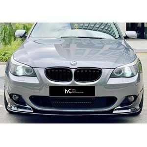 BMW E60 2003+ - Ön Ek A Plus+ M Sport Stil 3 Parça, Piano Black Ürün Yüzeyi, Vkm.