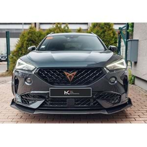 Seat Cupra Formentor Mk1 2020+ - Lip/Ön Lip A Plus+ Custom SE V1 Stil, Piano Black Parlak Ürün Yüzeyi, Vkm