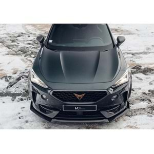 Seat Cupra Formentor Mk1 2020+ - Lip/Ön Lip A Plus+ Custom SE V1 Stil, Piano Black Parlak Ürün Yüzeyi, Vkm