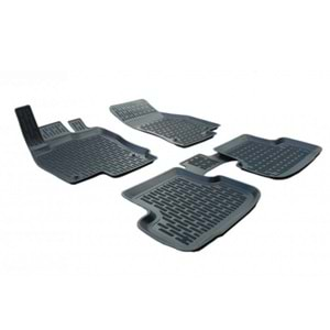 BMW F15 2013+ - Paspas 3D Perflex X-Mat, Siyah Kokusuz TPE Set