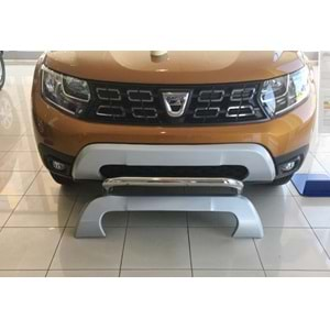 Dacia Duster 2 2018+ - Koruma Barı Barı Üst Ön ve Arka A Plus+ Basic Stil, Mat Gri Yüzey Vkm. Set