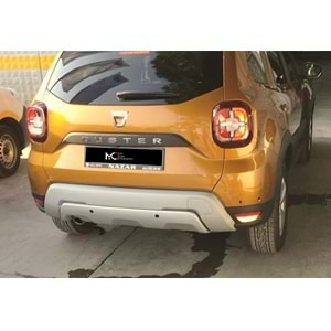 Dacia Duster 2 2018+ - Koruma Barı Barı Üst Ön ve Arka A Plus+ Basic Stil, Mat Gri Yüzey Vkm. Set