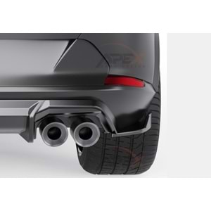 Seat Cupra Formentor Mk1 2020+ - Flap/Arka Yan, A Pex Cupra V1 Stil, Piano Black Parlak Ürün Yüzeyi, Vakum, Set