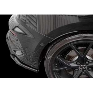 Audi A3 RS3 8Y SB 2020+ - Flap/Arka Yan A Plus RS3 V1 Stil, Piano Black Parlak Ürün Yüzeyi, Vkm., Set