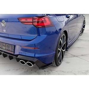 VW Golf Mk8 2019+ - Flap/Arka Yan, A Plus R V1 Stil, Piano Black Parlak Ürün Yüzeyi, Vkm., Set