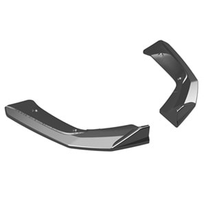 M. Benz W177 A45 2018+ - Tampon Flap/Arka Yan, A Plus A45 S Aero Pack V1 Stil, Piano Black Parlak Ürün Yüzeyi, Vakum, Set