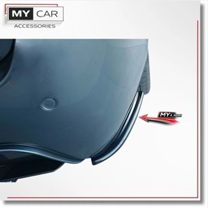 BMW E60 2003+ - Tampon Flap/Arka Yan, A Plus M Pack V1 Stil, Piano Black Ürün Yüzeyi, Vakum, Set