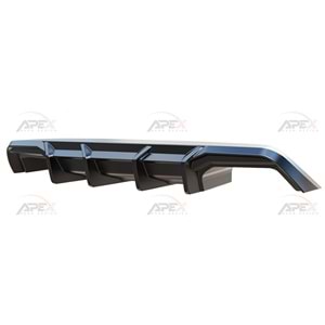 Seat Cupra Formentor Mk1 2020+ - Difüzör/Arka, A Pex Cupra V2 Stil, Piano Black Parlak Ürün Yüzeyi, Vakum