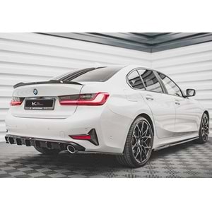 BMW G20 2019+ - Difüzör/Arka, A Plus V1 Stil, Std Tmpn., Piano Black Parlak Ürün Yüzeyi, Vakum