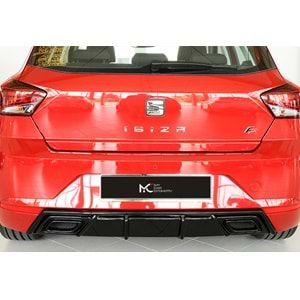 Seat Ibiza Mk5 2017+ - Difüzör Max A Plus+ Standart Tampon V1 Stil, Piano Black Parlak Ürün Yüzeyi Vkm.