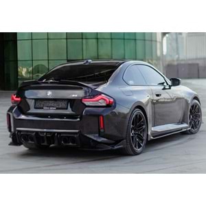 BMW G87 M2 2023+ - Difüzör/Arka, A Plus M2 V1 Stil, Piano Black Parlak Ürün Yüzeyi, Vkm.