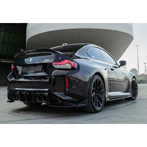 BMW G87 M2 2023+ - Difüzör/Arka, A Plus M2 V1 Stil, Piano Black Parlak Ürün Yüzeyi, Vkm.