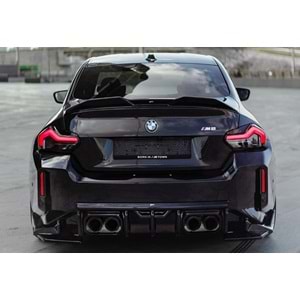 BMW G87 M2 2023+ - Difüzör/Arka, A Plus M2 V1 Stil, Piano Black Parlak Ürün Yüzeyi, Vkm.