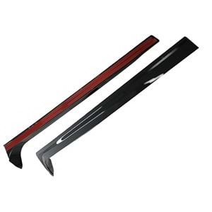 VW Polo Mk5 2009+ - Spoiler Çıtası/Arka Alt, GTI V2 Stil, Piano Black Boyalı Ürün Yüzeyi, ABS