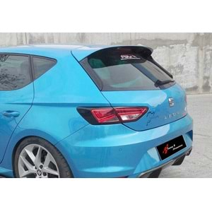 Seat Leon Mk3 2012+ - Cam Kenar Çıtası FR Stil 4 Kapı, Piano Black ABS