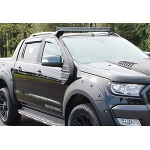 Ford Ranger T6 FL1 2015+ - Snorkel Raptor Style, Mat Siyah ABS Set