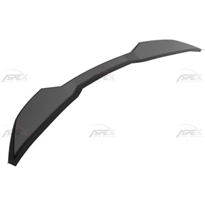 BMW F82 M4 2014+ - Spoiler, A Pex M4 V1 Stil, Bagaj üzeri, Çift Taraflı Piano Black Parlak Ürün Yüzeyi, Vakum