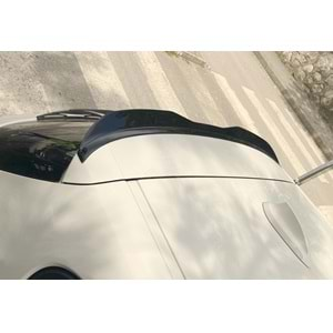 BMW F20 2011+ - Spoiler Max A Plus+ M Power Cap V1 Stil, Çift Taraflı Piano Black Parlak Ürün Yüzey Vkm