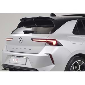 Opel Astra L 2020+ - Spoiler A Plus+ Std. V1 Stil Tavan, Piano Black Parlak Ürün Yüzeyi Vkm.