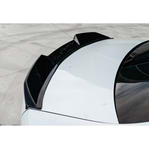 BMW G20 2019+ - Spoiler, A Plus M Pack Cap V2 Stil, Bagaj üzeri, Çift Taraflı Piano Black Parlak Ürün Yüzey, Vakum