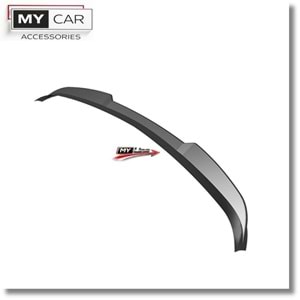 VW Golf Mk6 2008+ - Spoiler A Plus R V1 Stil, Tavan Üzeri, Piano Black Parlak Ürün Yüzeyi, Vakum