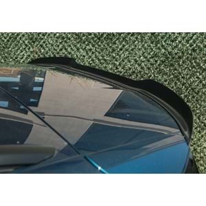 VW Tiguan Mk3 2024+ - Spoiler, A Plus R Line V1 Cap Stil, Tavan Üzeri, Çift Taraflı Piano Black Parlak Ürün Yüzeyi, Vakum