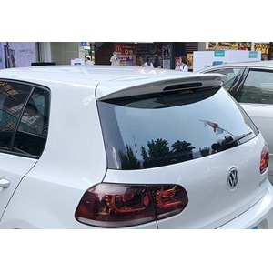 VW Golf Mk6 2008+ - Spoiler ABT V1B Stil Tavan Üzeri, Piano Black ABS