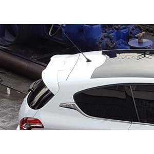Peugeot 208 2012+ - Spoiler, GT V1 Stil, Tavan Üzeri, Piano Black Boyalı Ürün Yüzeyi, FRP