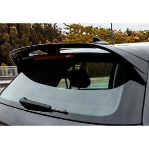 VW Golf Mk8 2019+ - Spoiler, CS GTI/R/R Line V2 Stil, Tavan Üzeri, Piano Black Boyalı Ürün Yüzeyi, ABS