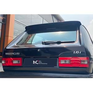 VW Golf Mk1 1974+ - Spoiler R Line Stil Tavan Üzeri, Piano Black Boyalı Yüzey ABS