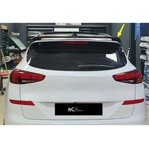 Hyundai Tucson 4 2020+ - Spoiler Oem V2 Stil, Tavan Üzeri, Piano Black Boyalı Ürün Yüzeyi, ABS