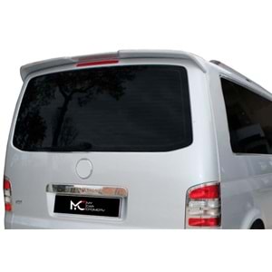 VW Transporter T5 FL 2009+ - Spoiler Sport V3D Stil Tavan Üzeri, Piano Black FRP