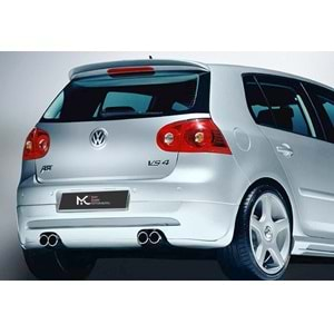 VW Golf Mk5 2003+ - Spoiler ABT R32 GTI Stil Tavan Üzeri, Piano Black FRP