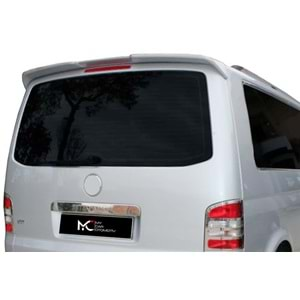 VW Transporter T5 FL 2009+ - Spoiler Sport V3D Stil Tavan Üzeri, Piano Black FRP