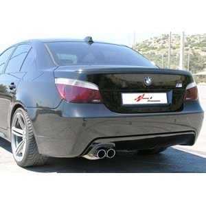 BMW E60 2003+ - Spoiler M Performance V2 Stil Bagaj Üzeri, Piano Black Boyalı Ürün Yüzeyi ABS