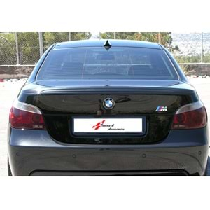 BMW E60 2003+ - Spoiler M Performance V2 Stil Bagaj Üzeri, Piano Black Boyalı Ürün Yüzeyi ABS