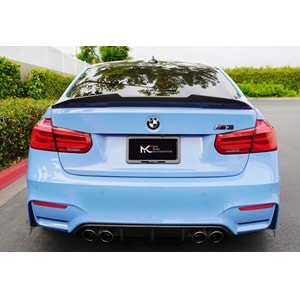 BMW F30 2012+ - Spoiler PSM V2 Style, Bagaj Üzeri, Piano Black Boyalı Ürün Yüzeyi, ABS