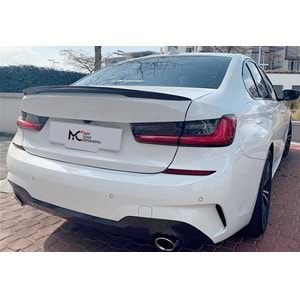 BMW G20 2019+ - Spoiler M Performance V2 Stil, Bagaj Üzeri, Parlak Siyah ABS