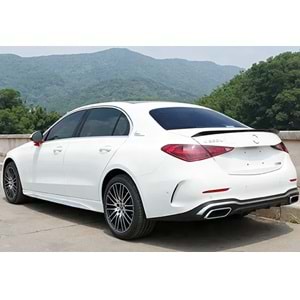 M. Benz W206 2021+ - Spoiler AMG C63 V2 Stil Anatomik Bagaj Üzeri, Piano Black Painted Product Surface BABS