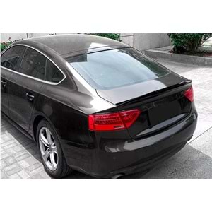 Audi A5 B8 SB 2007+ - Spoiler M4 V2 Stil, Bagaj Üzeri, Piano Black Boyalı Ürün Yüzeyi, ABS