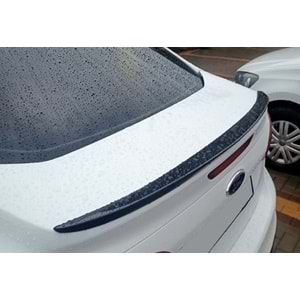 Ford Focus SD Mk4 2018+ - Spoiler Oem Hybrid Anatomik V2 Stil, Bagaj Üzeri, Piano Black Boyalı Ürün Yüzeyi, ABS