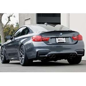 BMW F32 2014+ - Spoiler M4 V1 Stil Bagaj Üzeri, Piano Black ABS