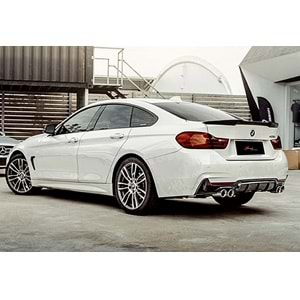 BMW F36 2014+ - Spoiler M4 V1 Stil Bagaj Üzeri, Piano Black ABS