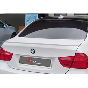 BMW E90 2004+ - Spoiler M3 V1 Stil, Bagaj Üzeri , İşlem Yapılmamış Ham Ürün Yüzeyi, ABS