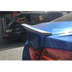 BMW F32 2014+ - Spoiler M4 V1 Stil, Bagaj Üzeri, İşlem Yapılmamış Ham Ürün Yüzeyi, ABS