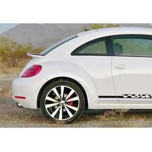 VW New Beetle A5 2011+ - Spoiler Oem Stil Cam Altı, Piano Black Boyalı Ürün Yüzeyi ABS