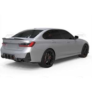 BMW G20 2020+ - Marşpiyel/Alt Çıta, A Pex M Pack V1 Stil, Piano Black Parlak Ürün Yüzeyi, Vakum, Set