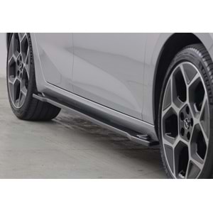 Opel Astra L 2020+ - Marşpiye Alt Çıta A Plus+ Std. V1 Stil, Piano Black Parlak Ürün Yüzeyi, Vkm., Set