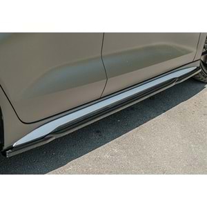 Audi A3 S 8Y SB/SD 2020+ - Marşpiyel Çıta/Yan Alt, A Plus S3/S Line V1 Stil, Piano Black Parlak Ürün Yüzeyi, Vakum, Set